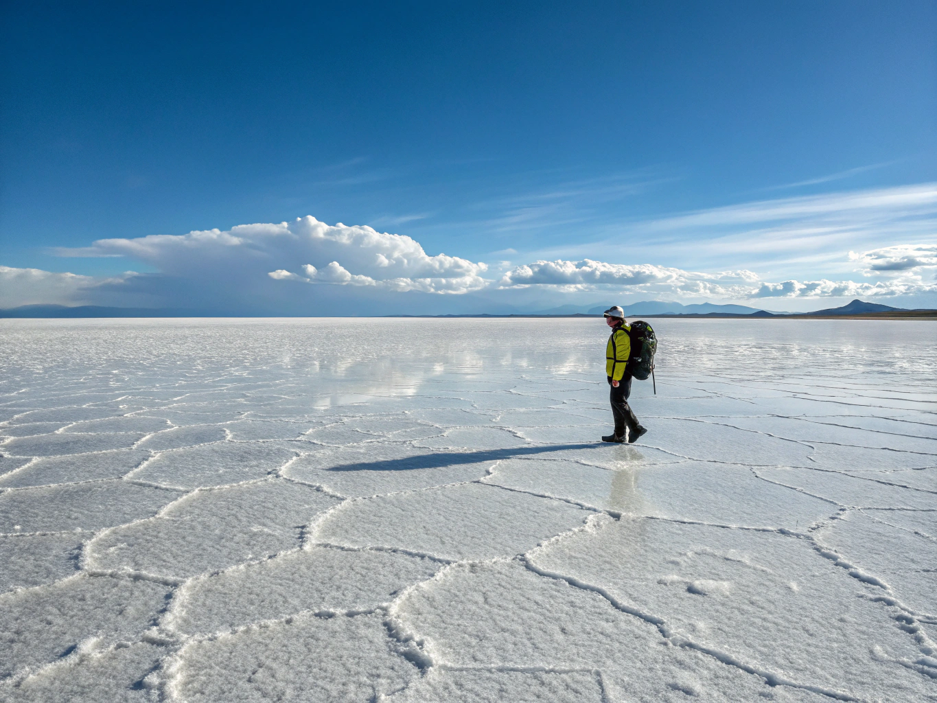 Bonneville Salt Flats Cinematic Landscape