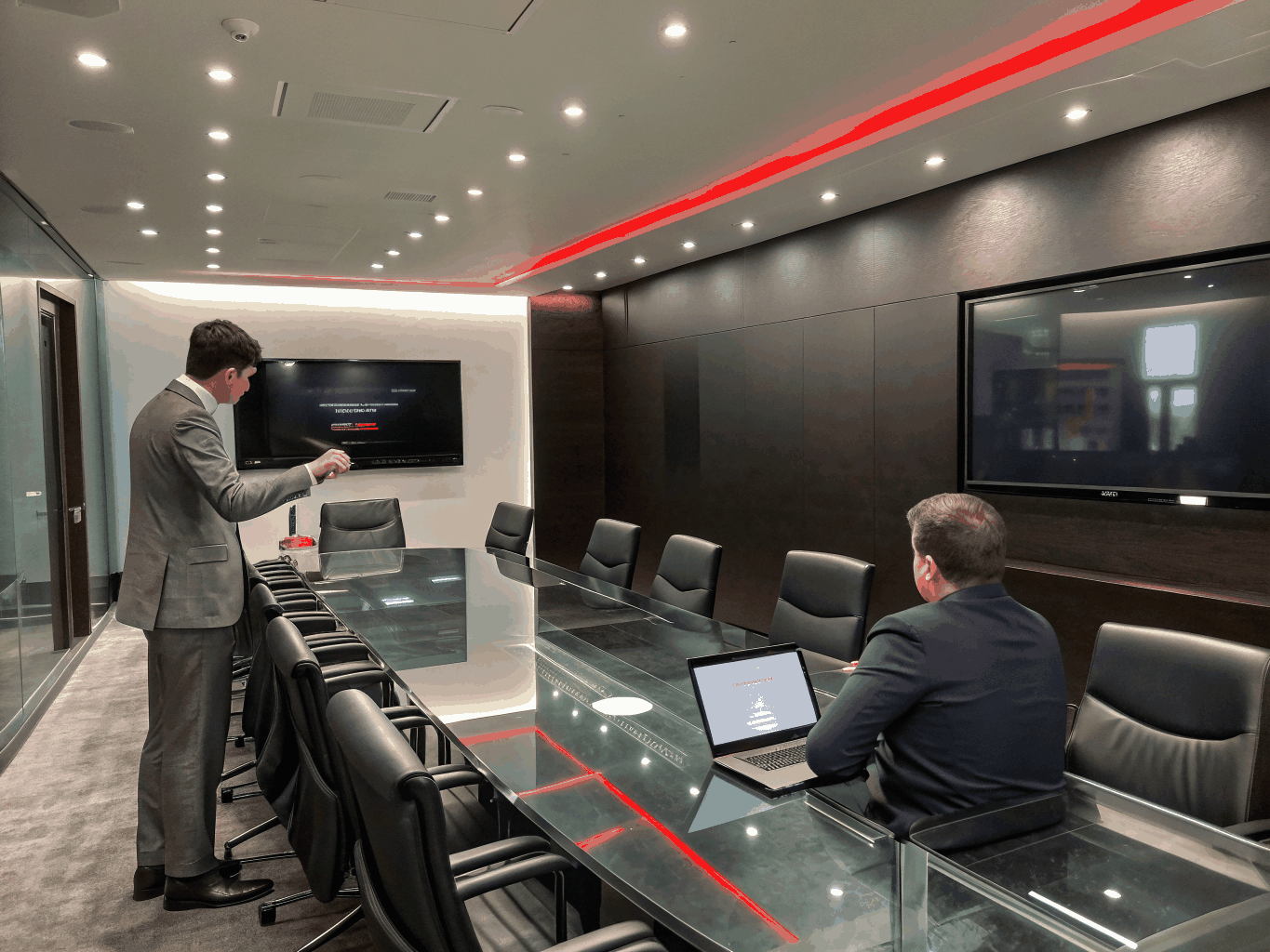 High-end cinematic strategy session at RMMD headquarters